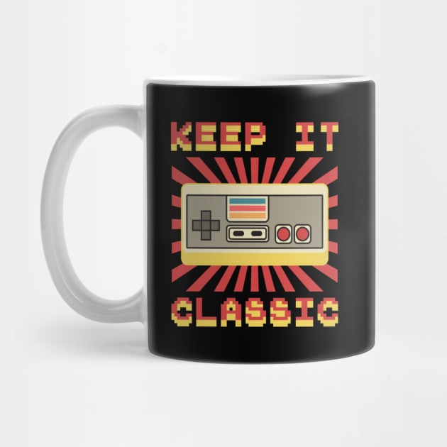 Keep It Classic - Retro Videogame Love by Mandegraph
